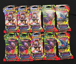 (10x) Pokemon Mega Evolution Phantasmal Flames Sleeved Booster Packs - Image 1