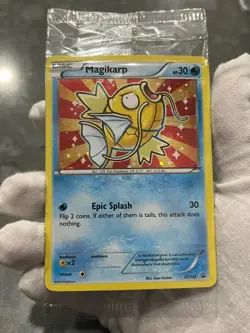 DMG Pokemon TCG Magikarp XY143 Black Star Promo Shiny Holo Sealed - Image 3