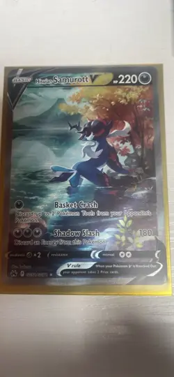 Pokemon TCG Hisuian Samurott v Crown Zenith Galarian Gallery GG51/GG70 Card - Image 1