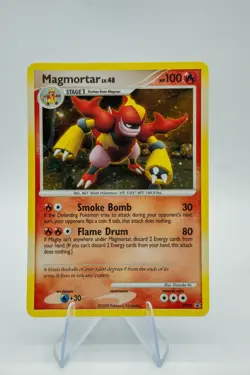 Magmortar DP20 Holo Black Star Promo Diamond & Pearl Pokemon Card LP - Image 1