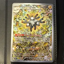 Pokemon TCG Magneton SVP159 Black Star Promo Card Near Mint Condition - Image 1