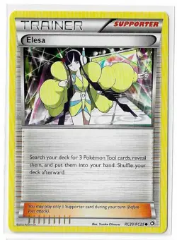 Elesa RC20/RC25 LP Legendary Treasures Radiant Collection Pokemon Card 20/25 - Image 1