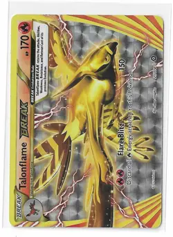 Talonflame BREAK 21/114 Steam Seige Ultra Rare Pokemon Card NM - Image 1