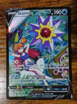 Starmie V TG13/TG30 Trainer Gallery Astral Radiance Pokemon Card NM-MINT - Image 1