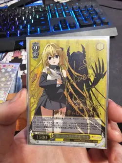Weiss Schwarz To LOVE Ru Yami Trading Card TL/W37-T01SP Signed 2015 Bushiroad - Image 1