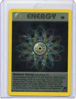 Pokemon Card - Rainbow Energy - 17/82 - Team Rocket - 2000 - 1st Edition - Image 1