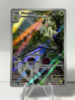Floragato 197/193 Paldea Evolved Illustration Rare NM Pokemon Trading Card - Image 1