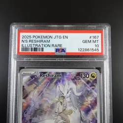 PSA 10 N's Reshiram 167/159 Pokemon Journey Together Graded Card - Image 2