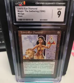 MTG LION'S EYE DIAMOND 1996 MINT 9 - Image 1