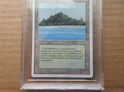 Tropical Island BGS 8.5 NM-MT+ [Revised Edition] Mtg Magic Free Priority Mail! - Image 3