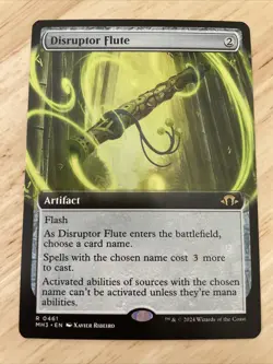 MTG Disruptor Flute Extended Art Regular #0461 Modern Horizons 3 MH3 Rare NM/M - Image 1