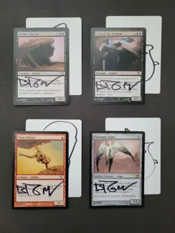 SKETCHED MTG Artist Proof Brom _ Tenth 10X _ LORD UNDEAD, PLATINUM ANGEL MOGG +2 - Image 1