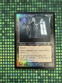 MTG Pontiff of Blight #848 Foil Retro Frame Rare Secret Lair Drop Series (SLD) - Image 1