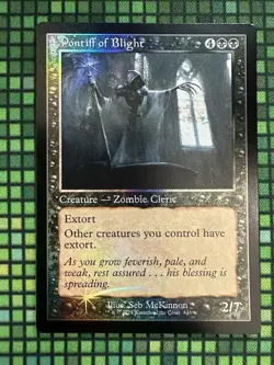 MTG Pontiff of Blight #848 Foil Retro Frame Rare Secret Lair Drop Series (SLD) - Image 2