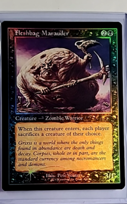 MTG Magic The Gathering SLD Secret Lair Retro Frame Foil #841 Fleshbag Marader - Image 1