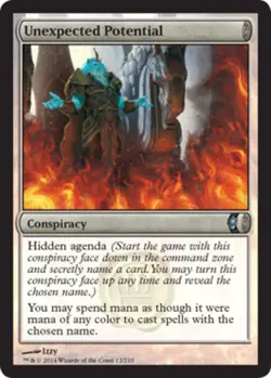 Unexpected Potential Light Play, English Magic the Gathering MTG Conspiracy - Image 1