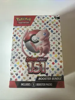 Pokemon TCG Scarlet & Violet 151 Booster Bundle Sealed New (6 packs) - Image 1