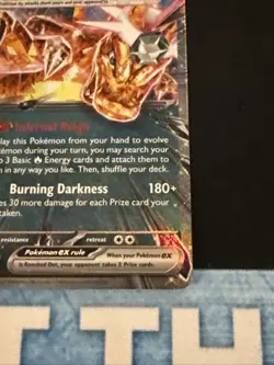 Pokemon TCG Charizard ex SVP 196 Black Star Promo Extended Art Promo Rare Holo - Image 3