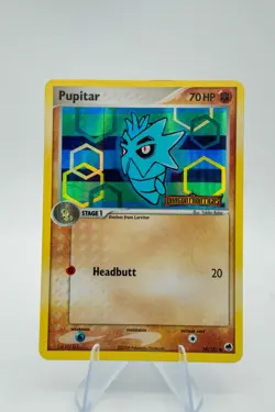 Pokemon TCG - EX Dragon Frontiers - Pupitar 58/101 Reverse Holo Light Play - Image 1