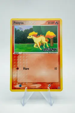 2005 Pokemon EX Delta Species Ponyta Reverse Holo #78/113 LP+ See Photos - Image 1