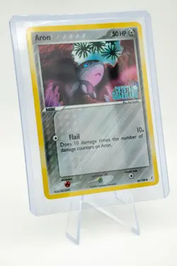 2006 Pokemon EX Crystal Guardians Aron Reverse Holo #44/100 LP Light Play - Image 5
