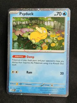 SWIRL - Pokemon - Psyduck 007 - Mega Evolutions Promo Holo Cosmos - Image 1