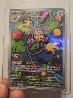 Pokemon Ambipom Illustration Rare Near Mint Phantasmal Flames 107/094 Pack Fresh - Image 1