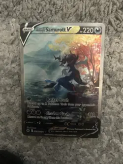 Pokemon TCG Hisuian Samurott V Crown Zenith: Galarian Gallery GG51/GG70 Holo... - Image 1