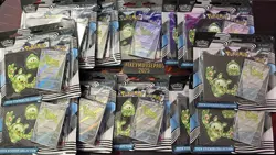 (Lot o 12) Pokemon TCG Scarlet Violet Black Bolt Tech Sticker Collection Pokemon - Image 4