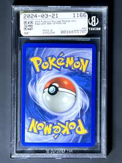 BGS PRISTINE 10 2003 Pokemon (WOTC) Skyridge Steelix-Reverse Foil #31 (POP 2) - Image 2