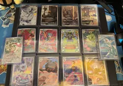 Black Bolt And White Flare Full Art Rares And More Lot! 14 Cards NM - Image 1