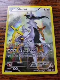 Arceus XY83 Full Art Holo Ultra Rare Pokemon Card Black Star Promo 2015 MP! - Image 1