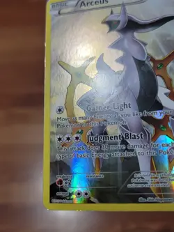 Arceus XY83 Full Art Holo Ultra Rare Pokemon Card Black Star Promo 2015 MP! - Image 2