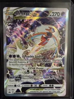 Pokemon Deoxys VSTAR Crown Zenith Galarian Gallery Card GG46/GG70 Ultra Rare NM - Image 1