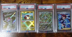 Pokemon PSA lot of 4 PSA Graded Pokemon Cards as shown! - Image 1
