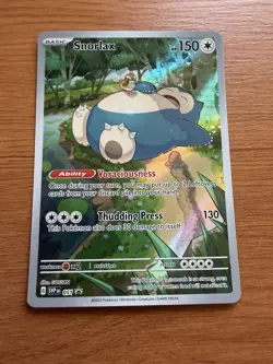 Pokemon Card Snorlax SVP EN 051 Scarlet & Violet 151 Promo Holo - Image 1