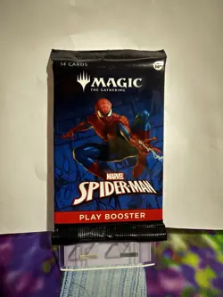 Magic The Gathering Marvel’s Spider Man Play Booster Pack SEALED - Image 1