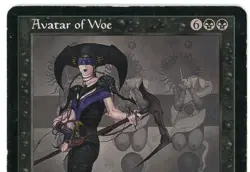 Avatar of Woe 56/143 Prophecy 2000 (PCY) Heavily Played HP Rare MTG Magic - Image 3