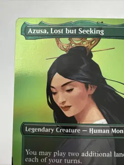 Azusa, Lost but Seeking (Borderless) Commander Masters Foil - Image 2