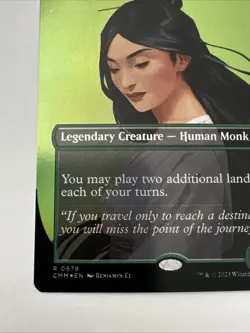 Azusa, Lost but Seeking (Borderless) Commander Masters Foil - Image 5