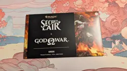 MTG God of War: Greek Foil Edition Secret Lair Playstation New Sealed In Hand! - Image 1