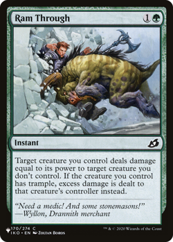 Ram Through #170 | Near Mint | The List Magic MTG - Image 1