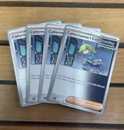 Ciphermaniac's Codebreaking 104/131 - Pokemon TCG - Playset x 4 - Image 1