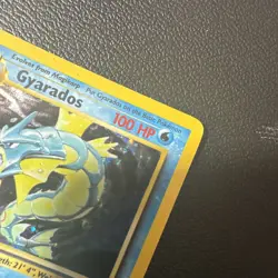 Gyarados Pokemon Card 6/102 Base Set Unlimited Holo Rare Wotc LP Lightly Played - Image 3