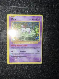 Mew 53/108 ?? HEAVY HOLO BLEED OC ?? LP ? Pokemon XY Evolutions WOW! - Image 5