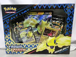 REGIELEKI V Collection Box Pokemon TCG Crown Zenith Factory Sealed 2023 - Image 2