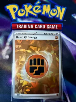 Pokemon TCG Basic Fighting Energy Cracked Ice Ultra-Premium Box SVE 014 NM+ - Image 1