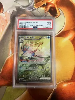 Milotic ex 237/191 Surging Sparks Illustration Rare PSA Graded 9 Pokemon TCG - Image 1