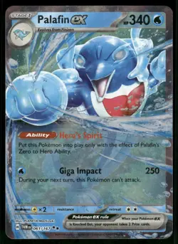 Palafin ex - 061/167 Double Rare Holo NM Pokemon SV06: Twilight Masquerade - Image 1