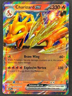 Pokemon Charizard ex SVP161 SV Black Star Promo NM - Image 1